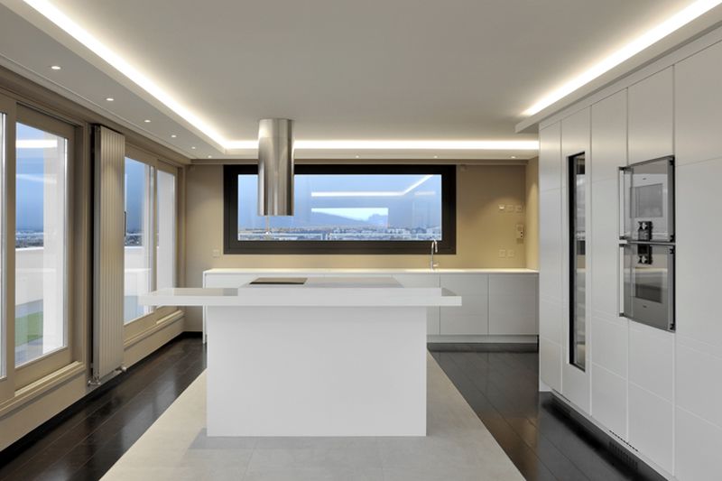 Agence d'architecture rénovation cuisine contemporaine à Genève