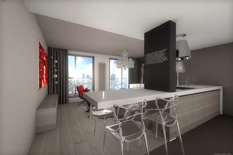 Réaménagement d'un appartement moderne à Lyon