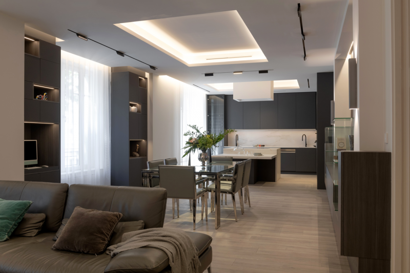 Décoration intérieur moderne et design d'un appartement à Lyon